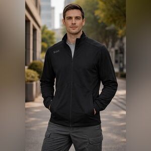 5.11 Tactical Men’s PT-R Full Zip Performance Jacket Black Size L